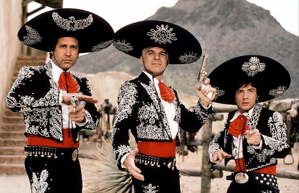 Three Amigos 1986 film review